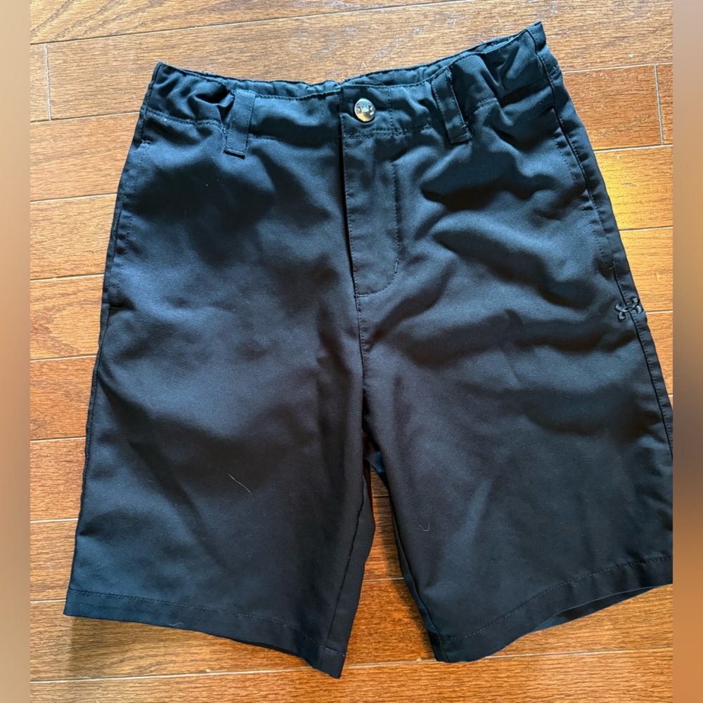Youth Under Armour black shorts
